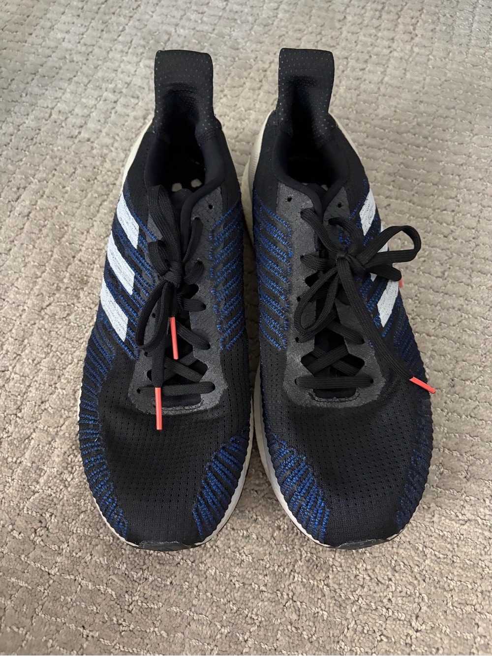 Men's Black & Blue Adidas